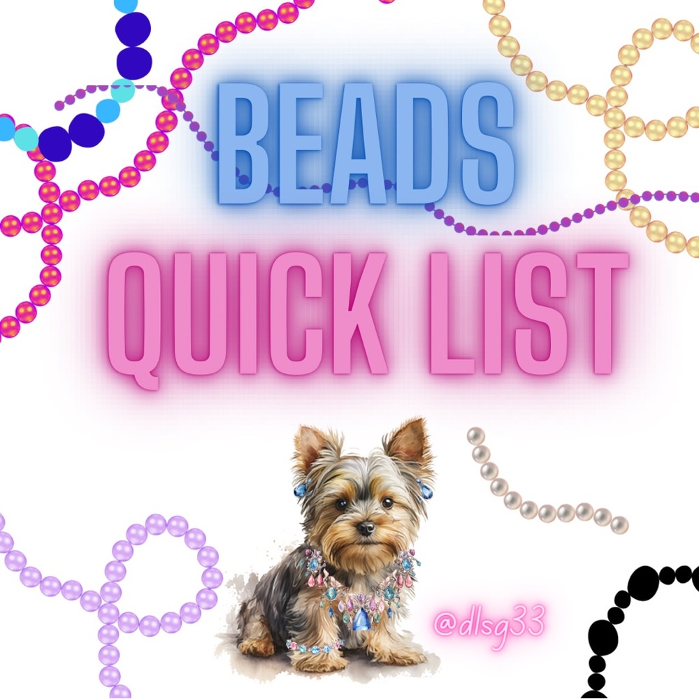 BEADS QUICK LIST